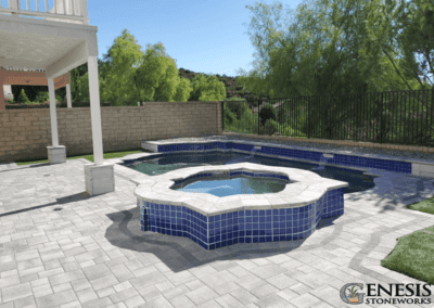Genesis Stoneworks Pool Deck Paver, Tile, Wall & Coping Installation