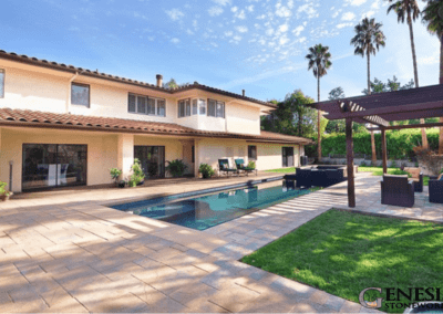 Genesis Stoneworks Pool Deck Pavers Install