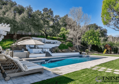 Genesis Stoneworks Pool Deck Pavers & Retaining Walls