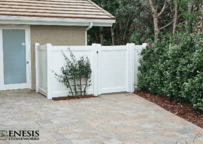 Genesis Stoneworks Privacy Fence & Gate