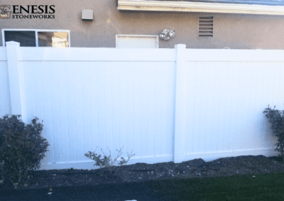 Genesis Stoneworks Privacy Vinyl Fence 1