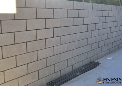 Genesis Stoneworks Property Division Precision Block Wall