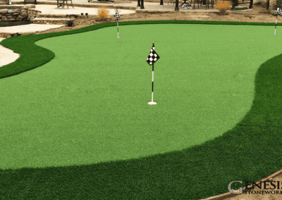 Genesis Stoneworks Putting Green and Artificial Turf SV