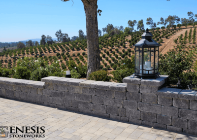 Genesis Stoneworks Rustic Garden Wall Installation 1