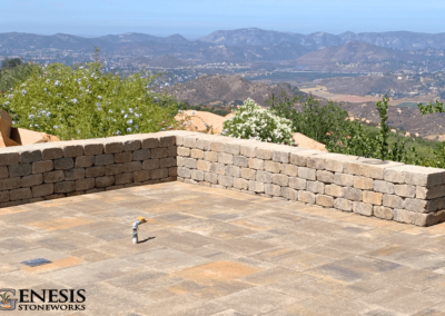 Genesis Stoneworks Seating Wall & Paver Patio