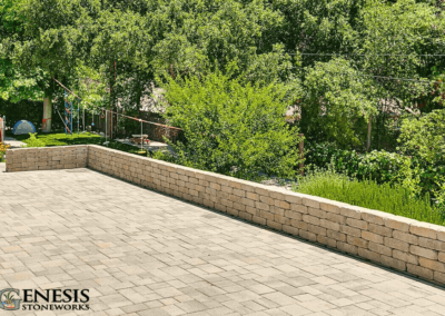 Genesis Stoneworks Seating Wall Rustic & Courtyard Pavers