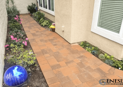 Genesis Stoneworks Side Yard Walkway Pavers