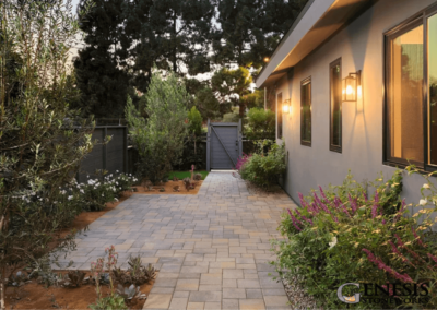 Genesis Stoneworks Sideyard Walkway Pavers