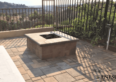 Genesis Stoneworks Small Fire Pit & Paver Patio