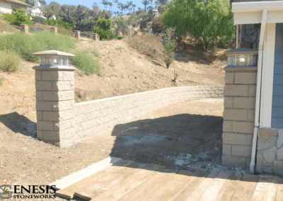 Genesis Stoneworks Split Face Pillars & Walls
