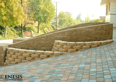 Genesis Stoneworks Split Face Wall & Planter Garden Walls