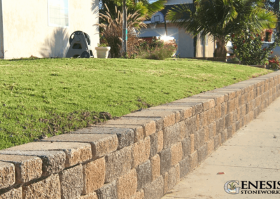 Genesis Stoneworks Tumbled Ashlar Retaining Wall