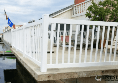 Genesis Stoneworks Vinyl Perimeter Fence 2