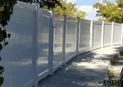 Genesis Stoneworks Vinyl Privacy Fence