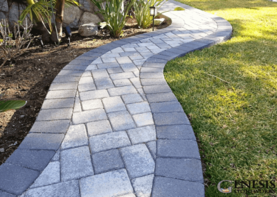 Genesis Stoneworks Walkway Paver Installation 2