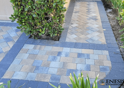 Genesis Stoneworks Walkway Pavers Charcoal Borders