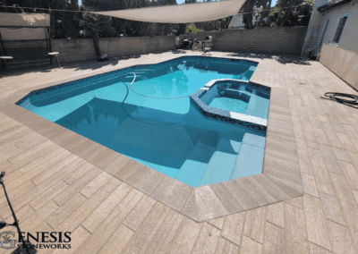 Genesis Stoneworks Wood Finish Pool Deck Pavers