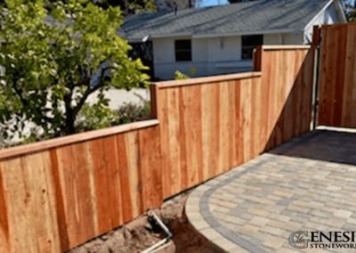 Genesis Stoneworks Wood Privacy Fence