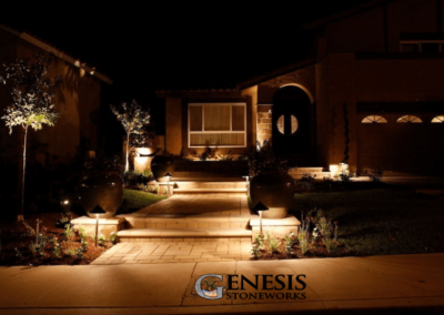 Genesis Stoneworks Entryway Outdoor Lighting