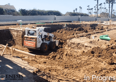 Genesis Stoneworks TM New Pool & Spa Excavation
