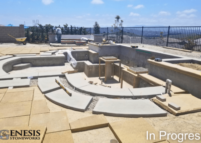 Genesis Stoneworks UMP Pool Build, & Fire Pit Construction