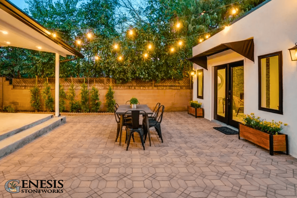 Genesis Stoneworks Burbank Paving Stone Patio