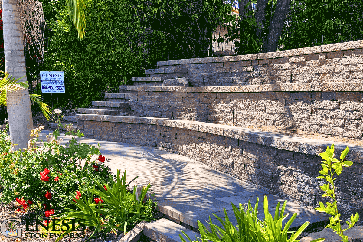 Genesis Stoneworks Calabasas Retaining Walls & Pavers