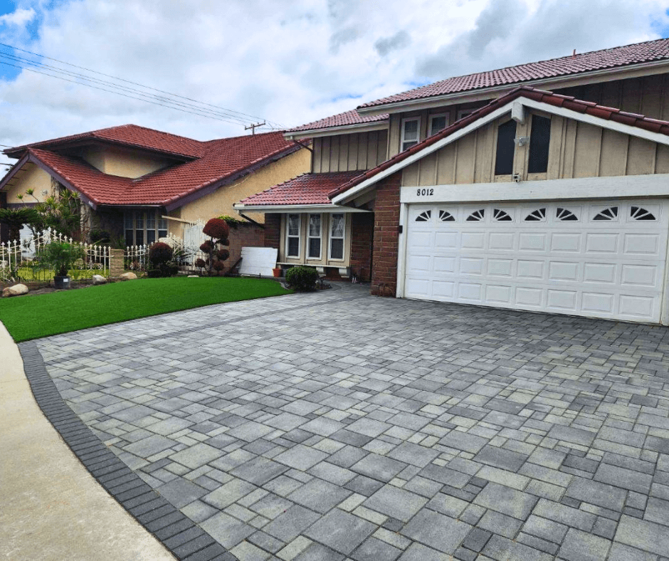 After Driveway Paver Installation La Palma