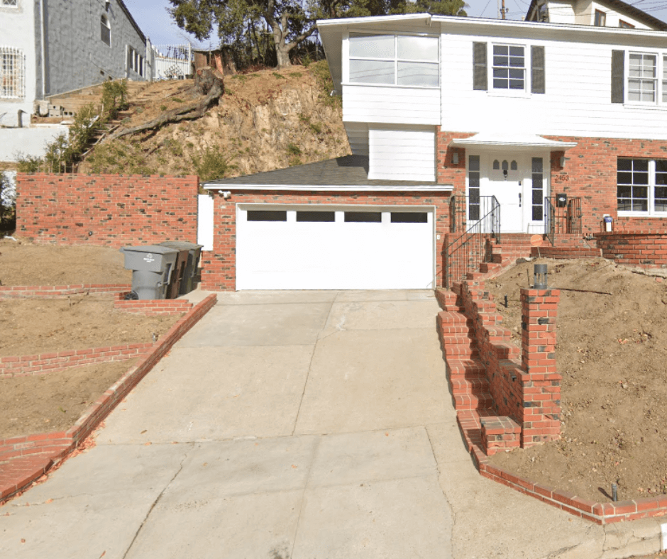 Glendale Driveway Before Installation 