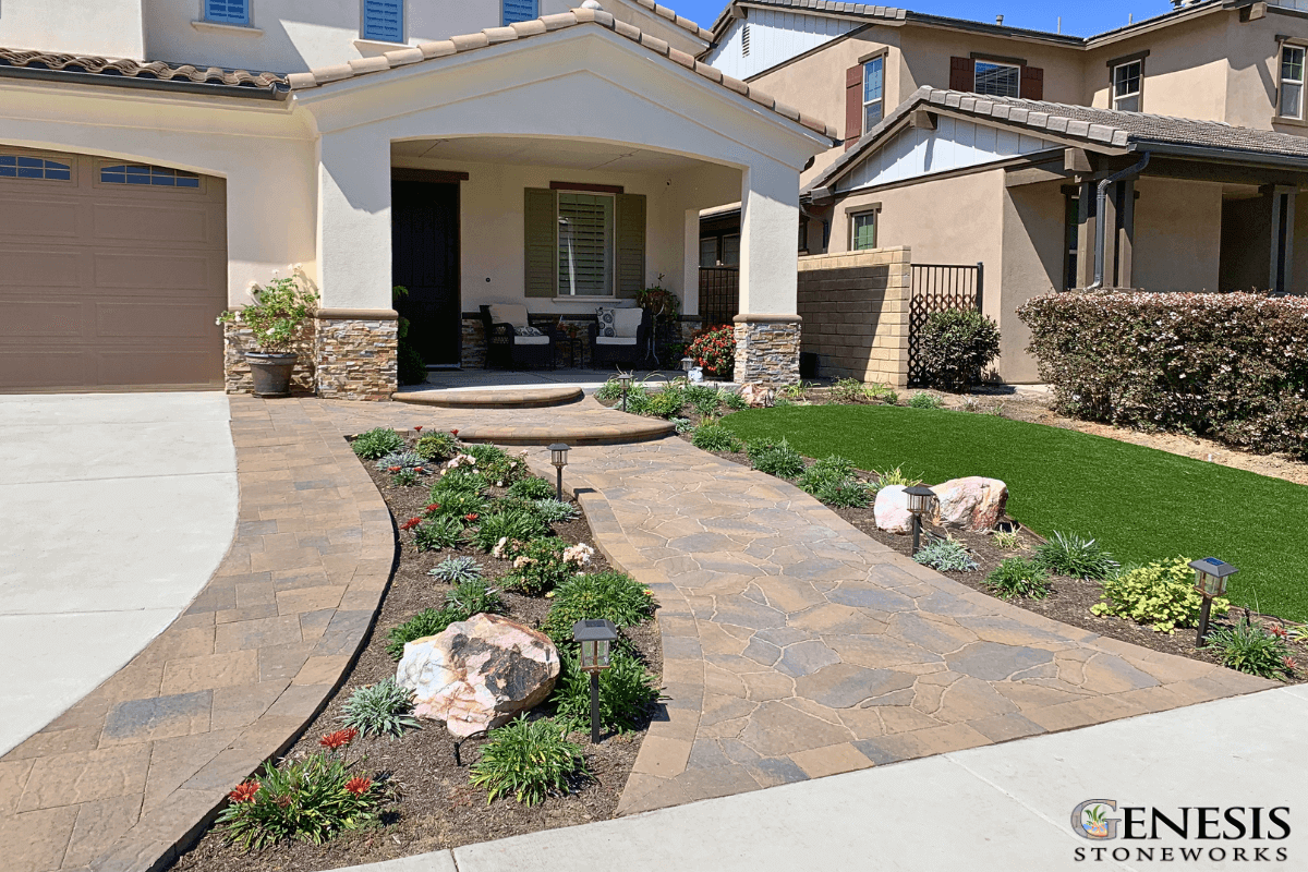 Genesis Stoneworks Westlake Village Paver Entryway Contractor